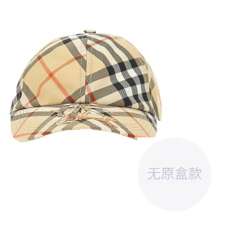 

Burberry Бейсболка с принтом в клетку, Beige