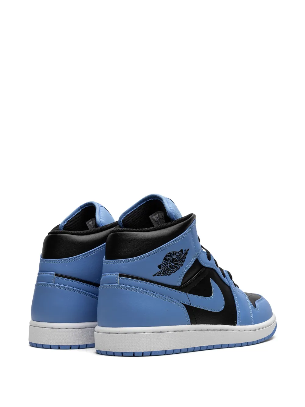 Кроссовки Air  1 Mid University Blue/Black Jordan, синий — фото 3