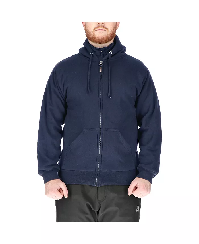 

Утепленная толстовка с капюшоном Big & Tall – прочная, теплая, удобная RefrigiWear, синий