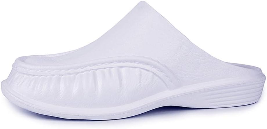 

Мужские мокасины MizHome для вождения, сабо с проколами, ходовые тапочки, белый