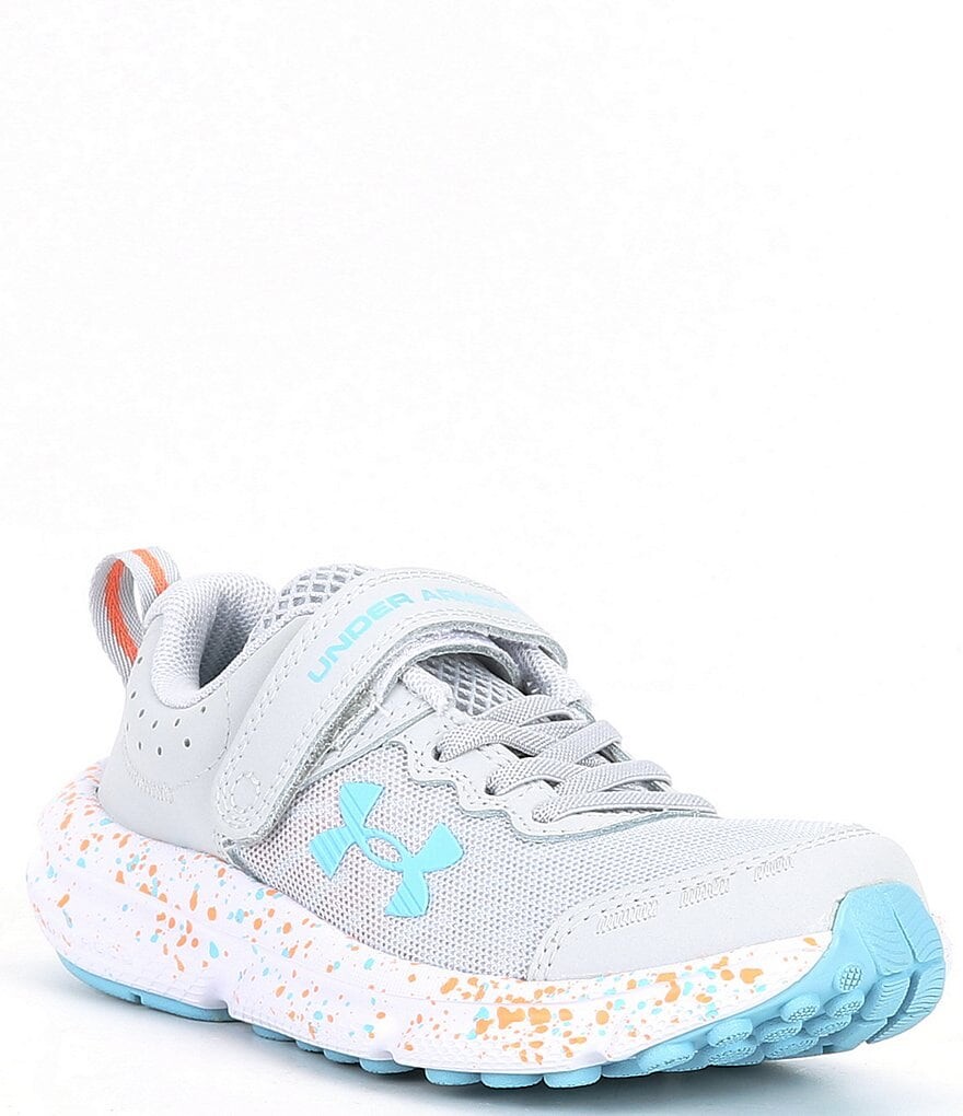 

Кроссовки Under Armour Girls' Assert 10 Paint Splatter с альтернативной застежкой (для малышей), серый