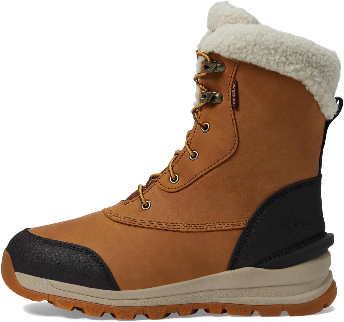 Зимние ботинки Pellston WP Ins. 8" Winter Boot Carhartt, цвет Light Brown Oil Nubuck — фото 4