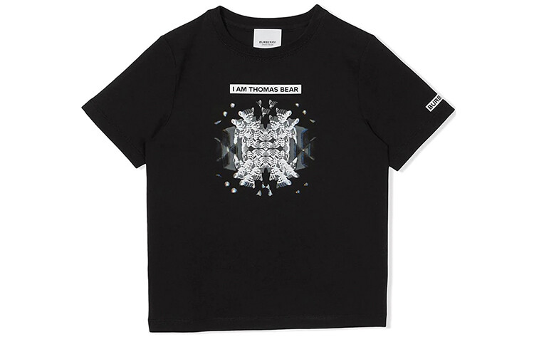 

Детская футболка Burberry, цвет Black