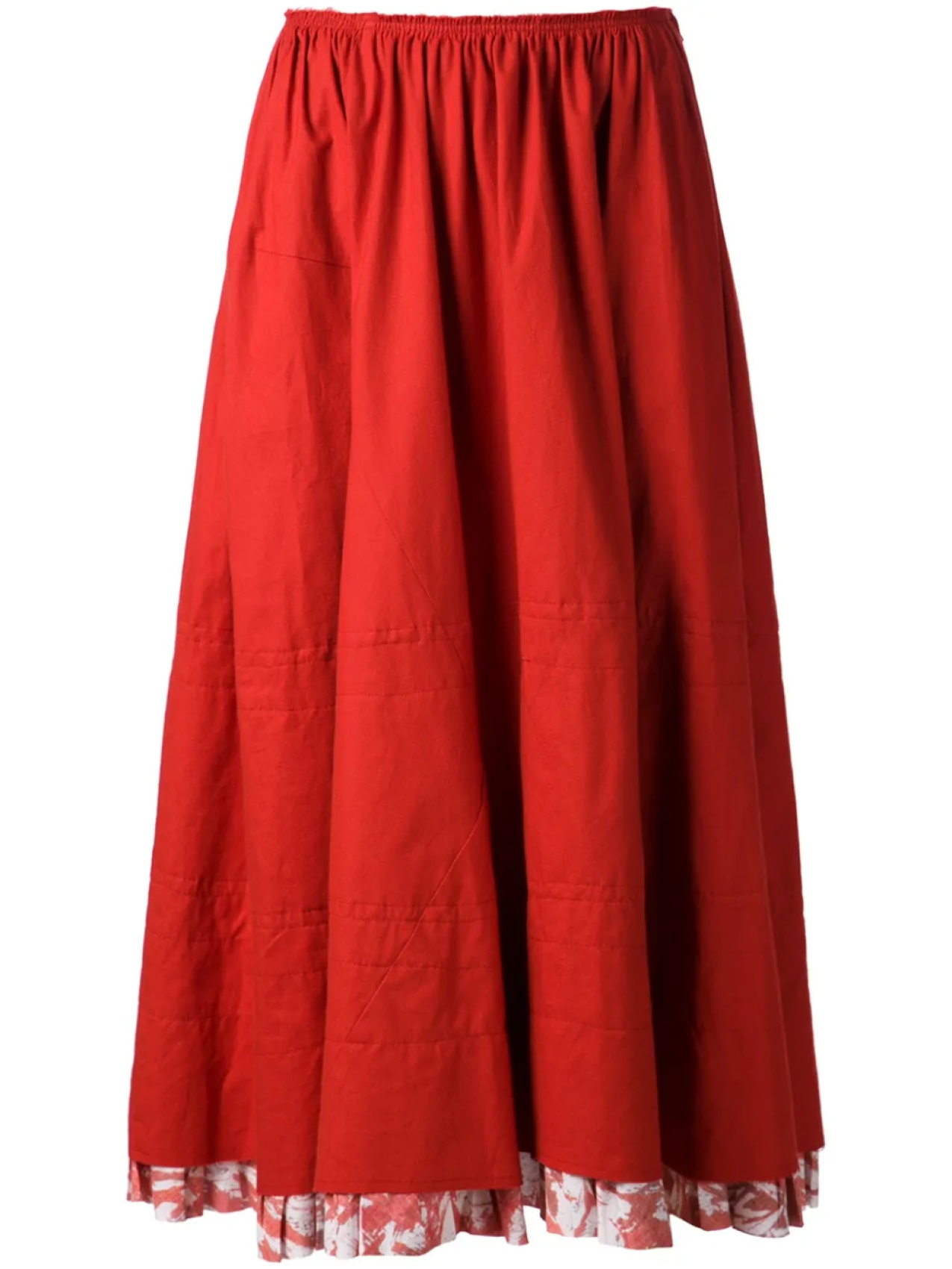 

Comme Des Garçons двухсторонняя юбка А-кроя, красный
