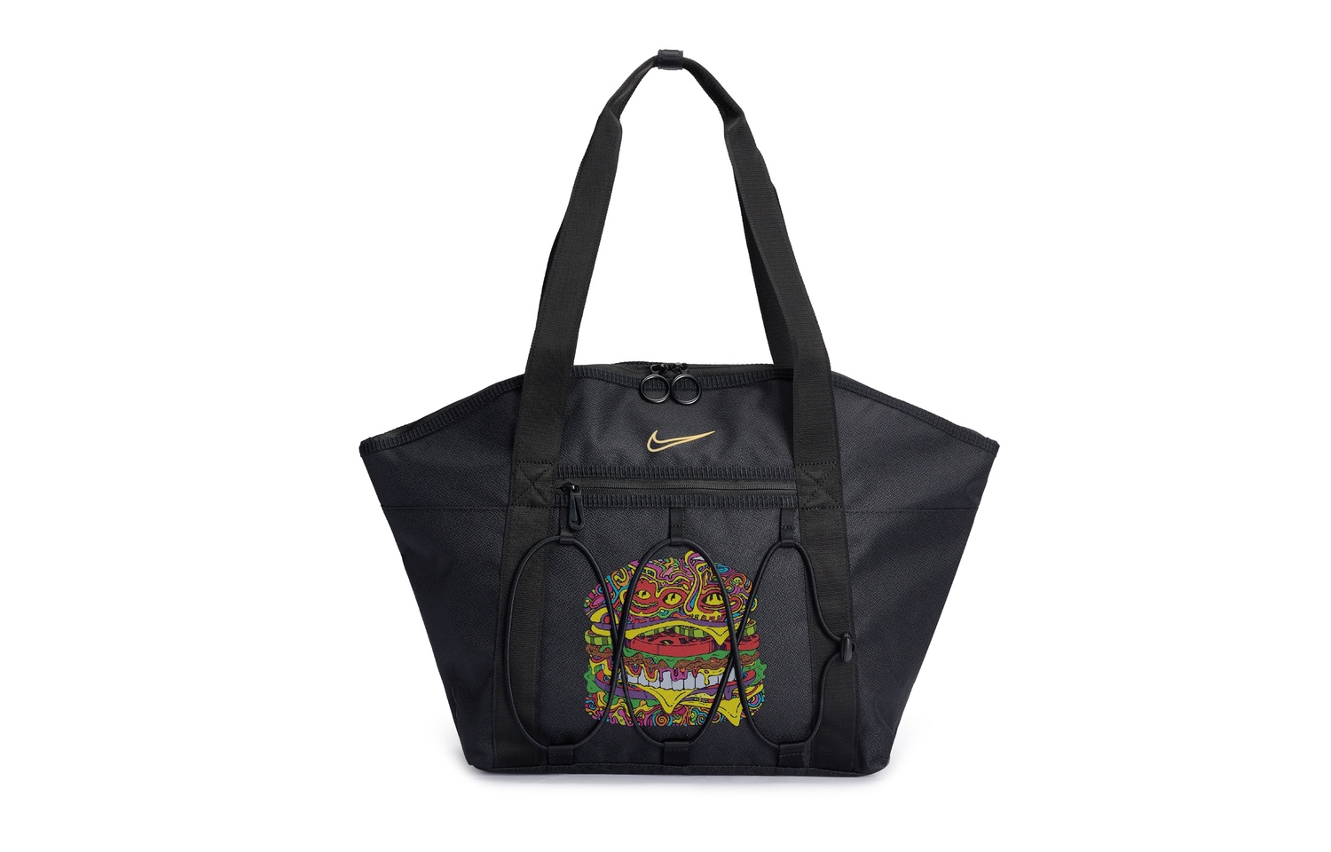 

Nike Сумка через плечо Air Force 1 Premium Fabric Unisex черная, Abstract Cheeseburger