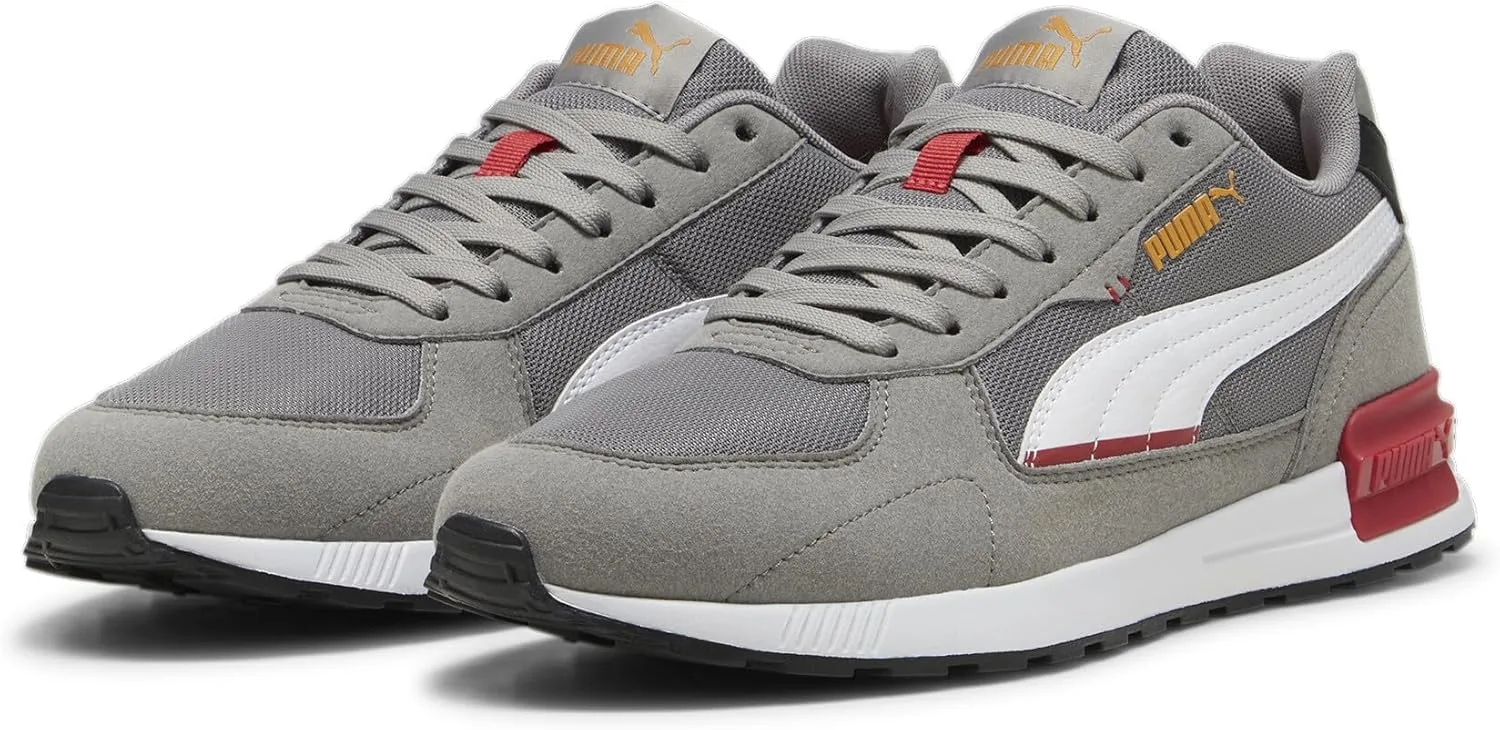 Кроссовки PUMA Graviton унисекс, белый/красный — фото 2
