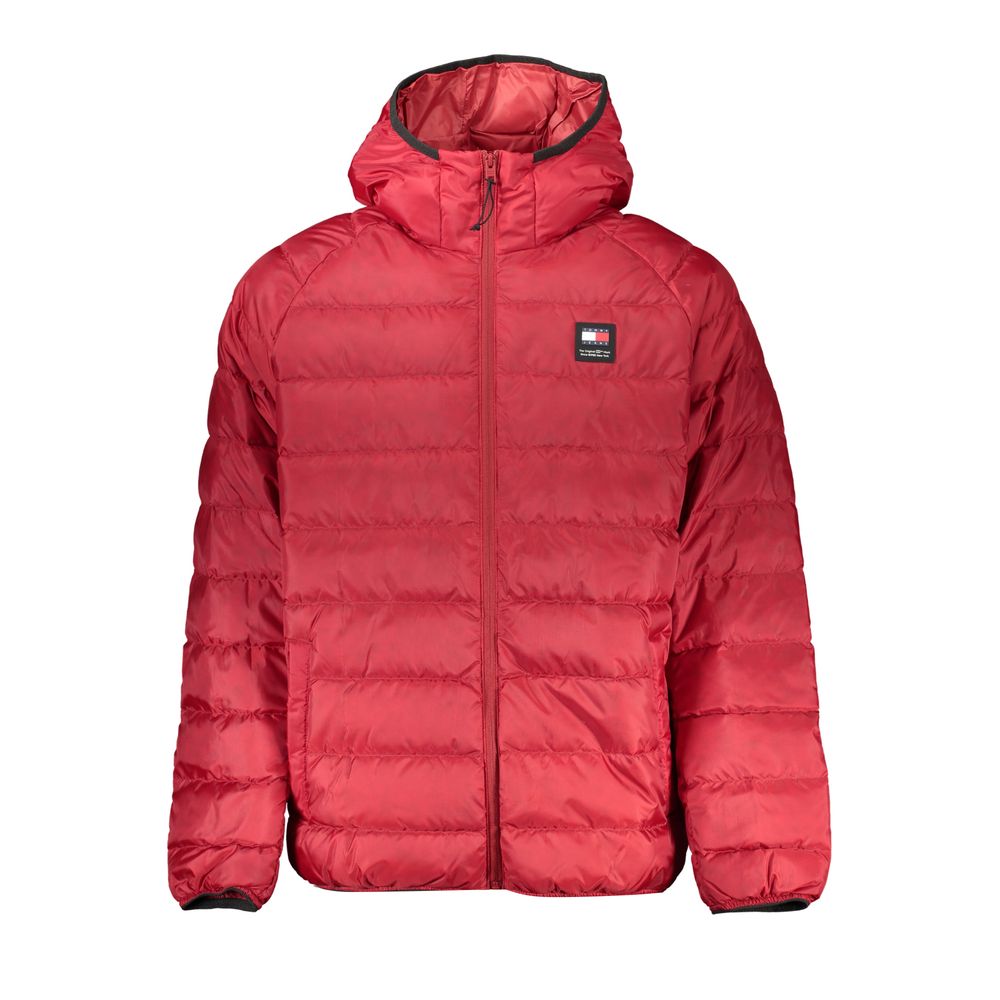 Шикарная куртка с капюшоном из переработанного полиэстера Tommy Hilfiger, розовый