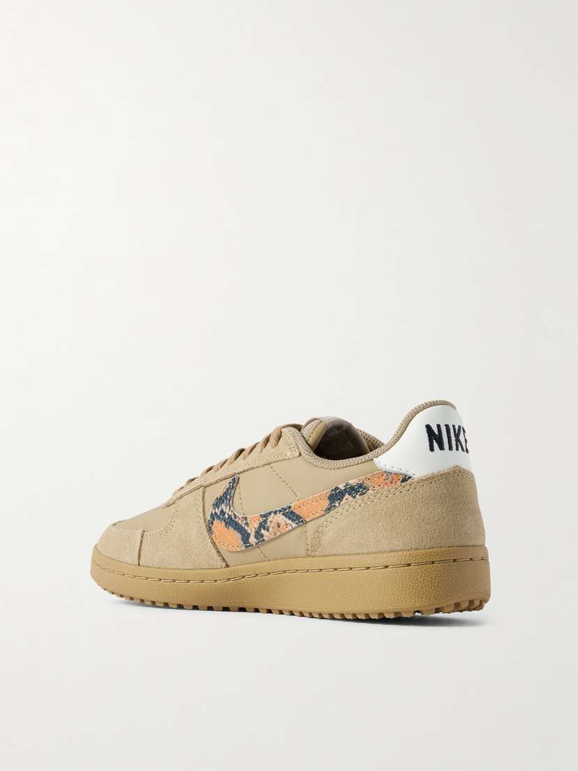Кроссовки Field General из кожи и замши с эффектом змеи Nike, бежевый — фото 3