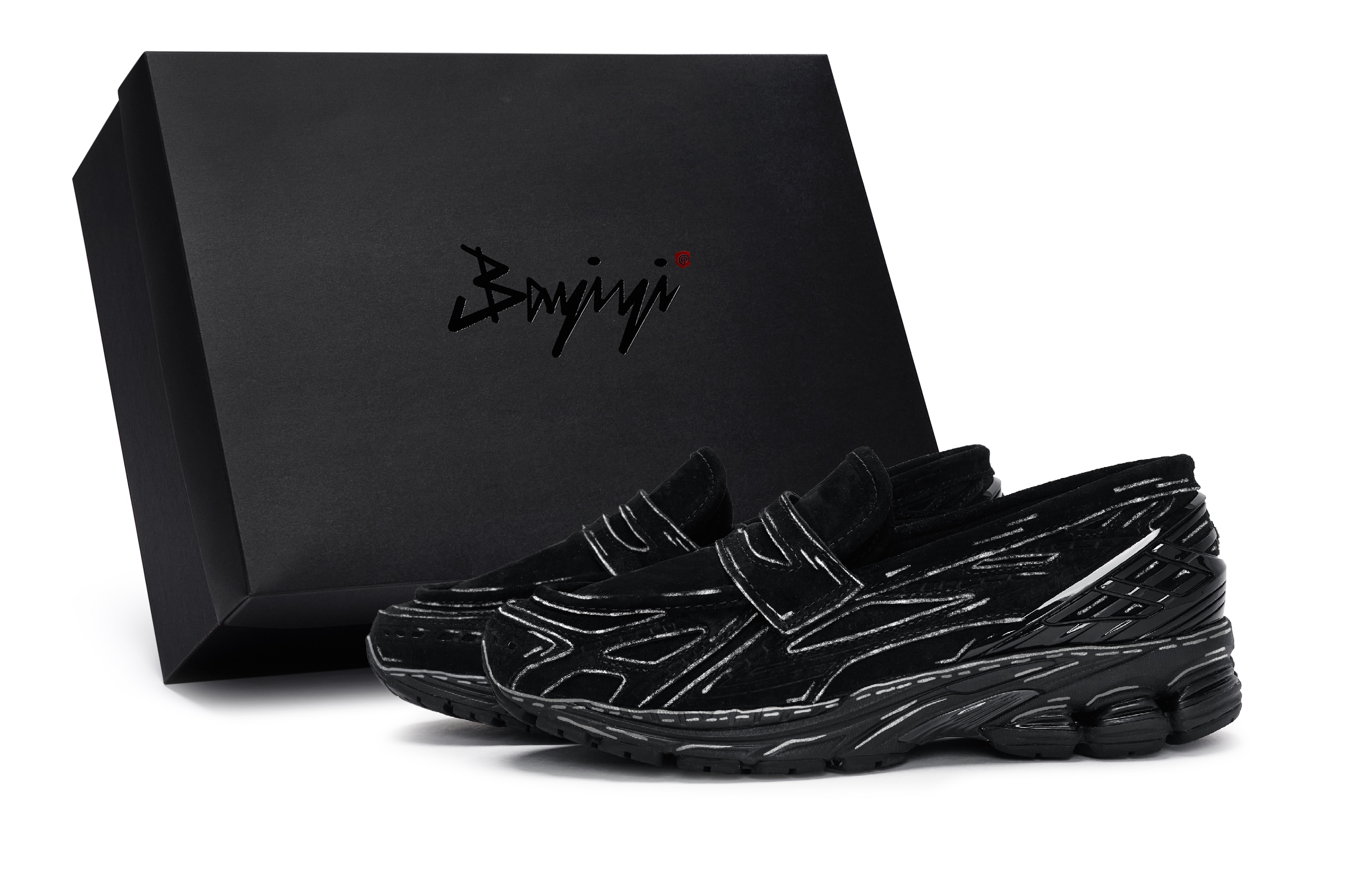 New Balance 1906L Dimensional Rift Special Shoe Box Противоскользящие износостойкие низкие повседневные туфли унисекс, черно-белые