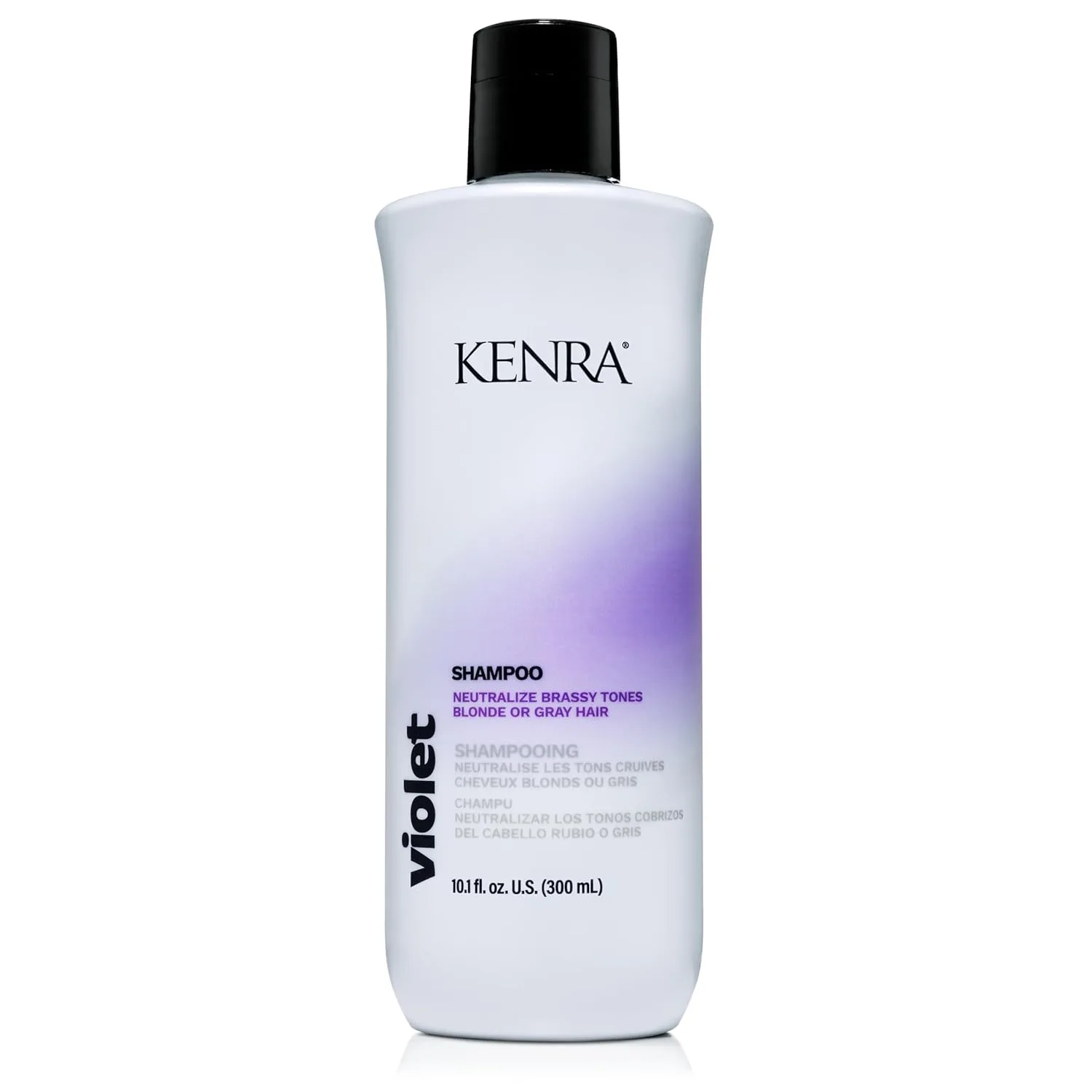 Kenra Violet Shampoo для нейтрализации желтизны, увлажнения окрашенных волос и усиления блеска блонда и седины 299 мл (.)