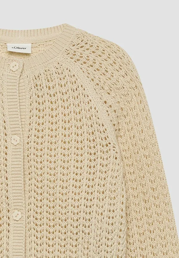 Кардиган strickjacke S.Oliver, Beige — фото 3