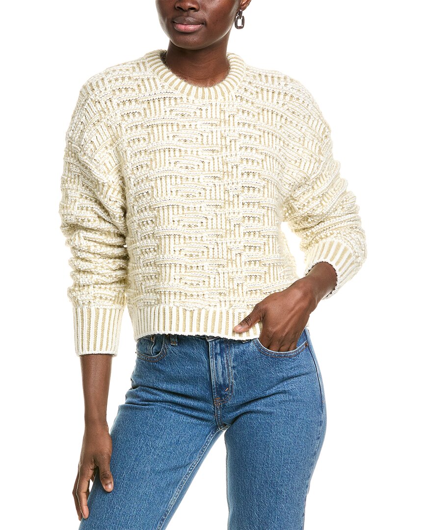 

Хьюго Босс Фломира Свитер из смеси мохера и альпаки Hugo Boss, белый