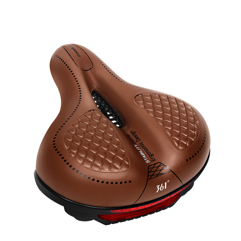 

Седла и сиденья 361°, коричневый (with tail light)