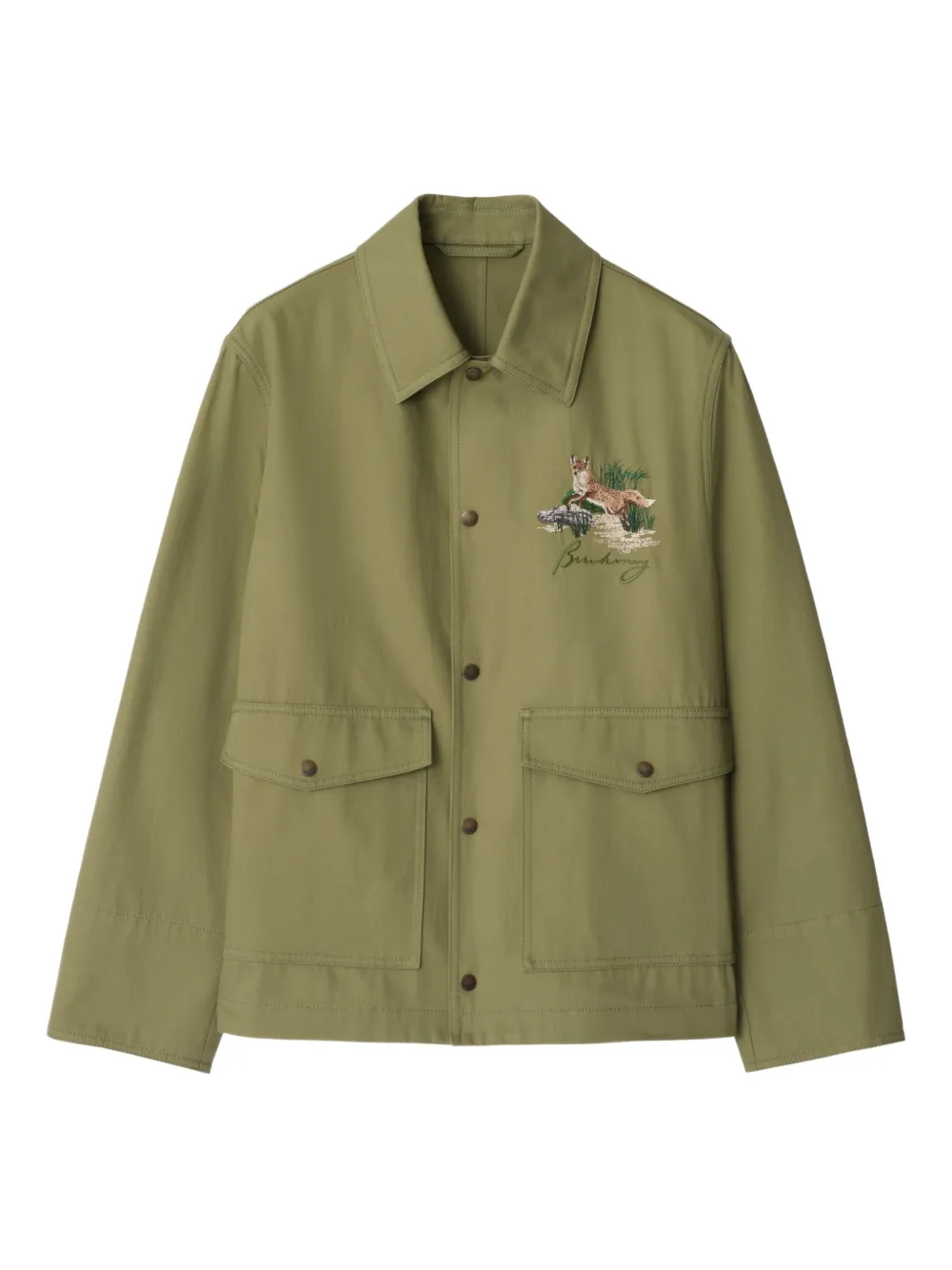 

Куртка Fox BURBERRY, зеленый