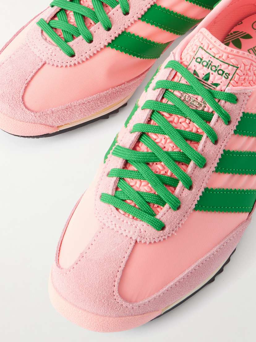Кроссовки Samba 72 og из замши и парусины с кожаной отделкой Adidas Originals, розовый — фото 4