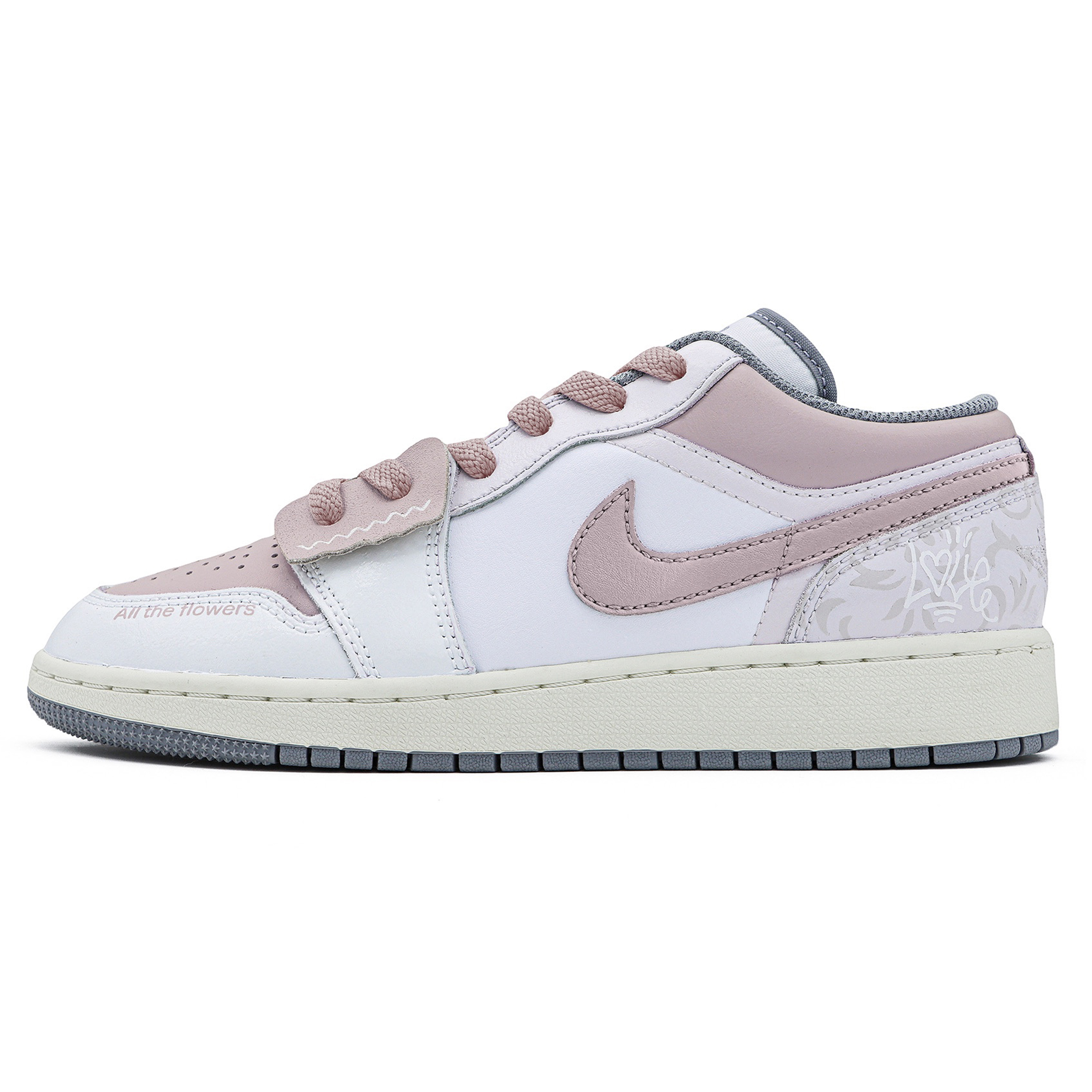 

Баскетбольные кроссовки Air 1 Low Top для детей и подростков Jordan, Lotus Color