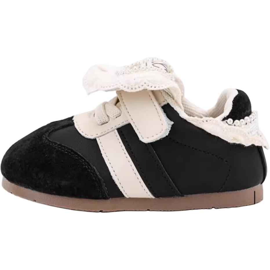 

Противоскользящие низкие детские туфли Infant And Toddler QINUOSHU, черный