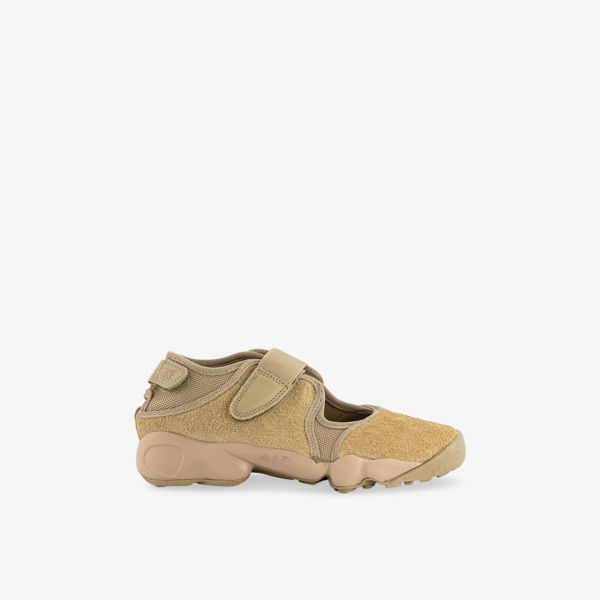 Кроссовки замшевые Nike Air Rift с низким верхом, бежевый