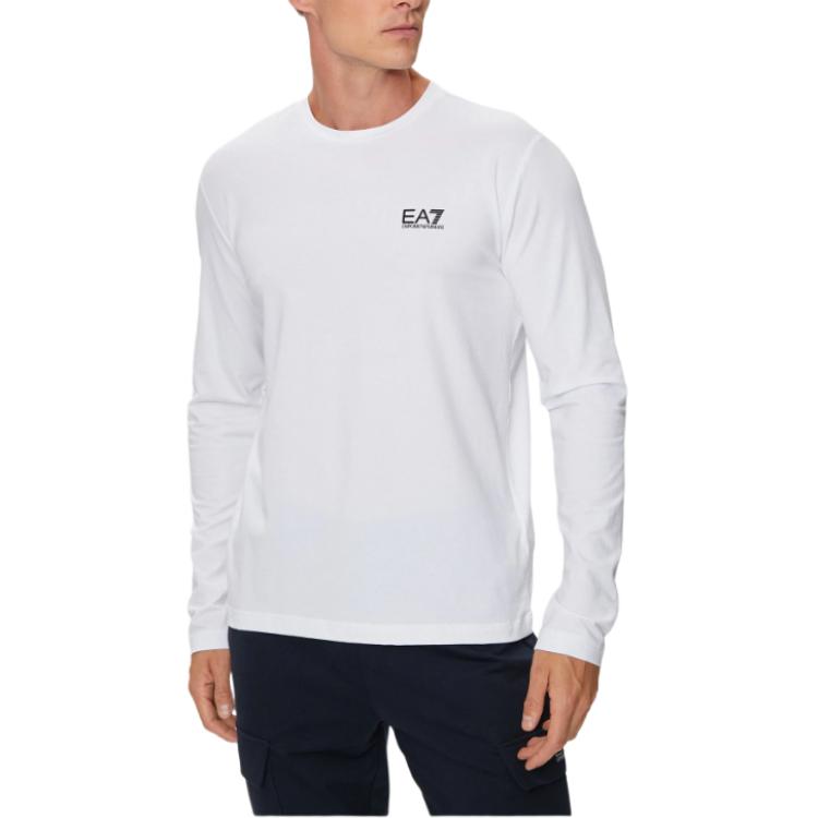 

Лонгслив с логотипом EMPORIO ARMANI, белый