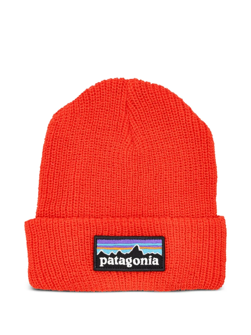 

Шапка бини с нашивкой-логотипом Patagonia Kids, красный