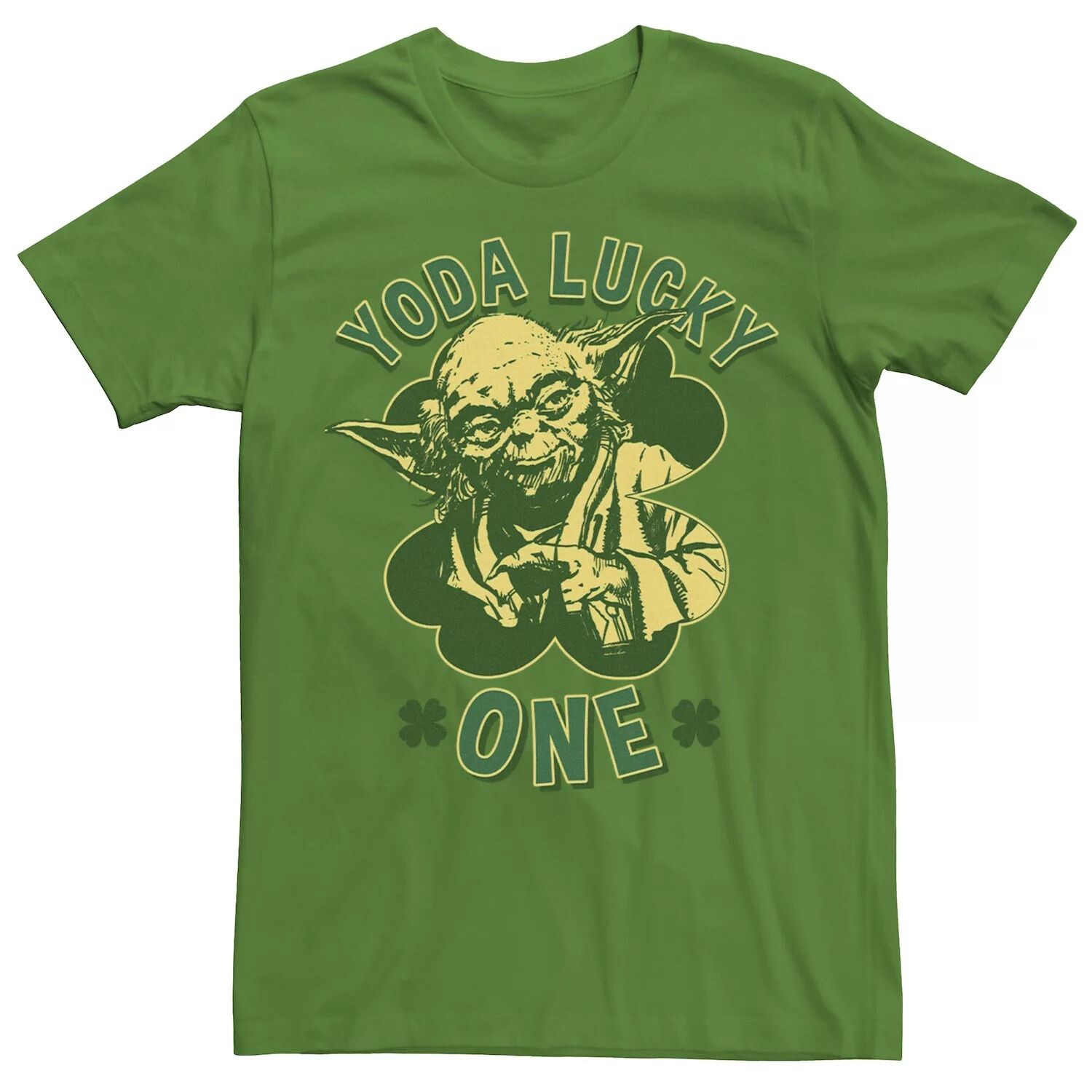 

Мужская футболка «Звездные войны Йода Lucky One» Licensed Character, Зеленый, Мужская футболка «Звездные войны Йода Lucky One» Licensed Character