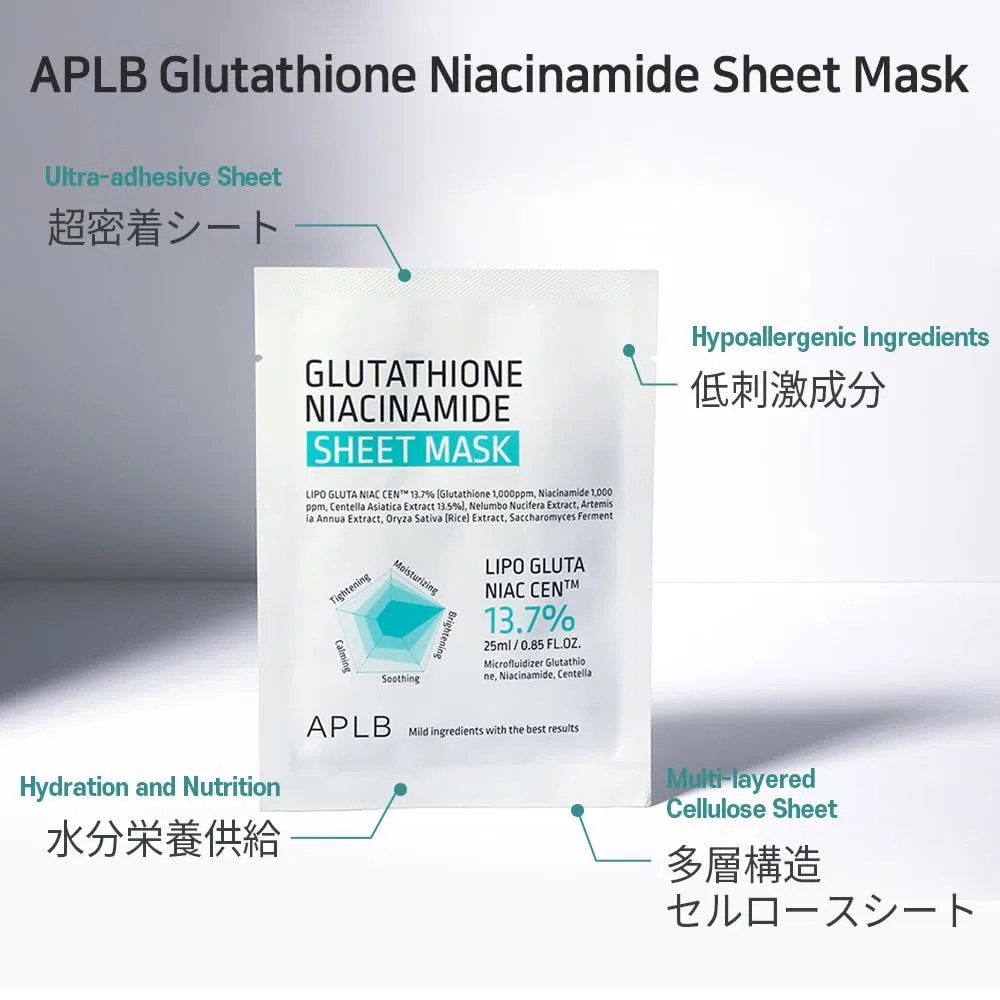 Набор Aplb — Масок для лица «Glutathione Niacinamide» от — фото 3