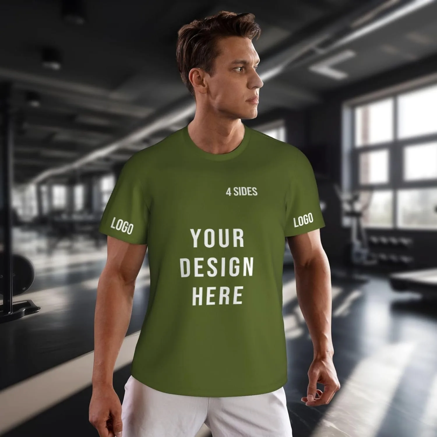 Футболка Custom с логотипом и текстом на 4 сторонах — фото 3