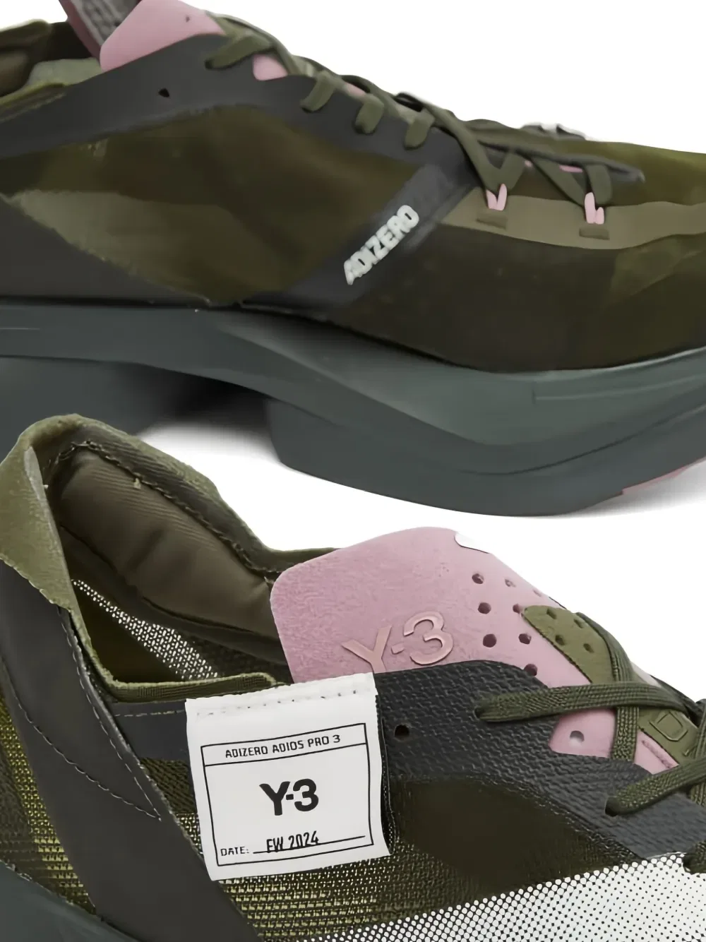 Кроссовки Adios pro 3.0 Y-3, зеленый — фото 4