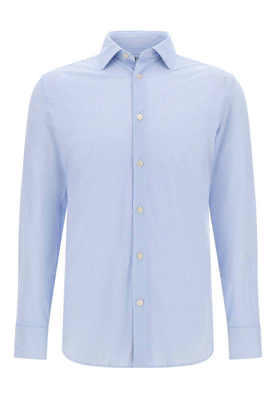 

Рубашка Slim Fit на пуговицах Boggi Milano, светло-голубой