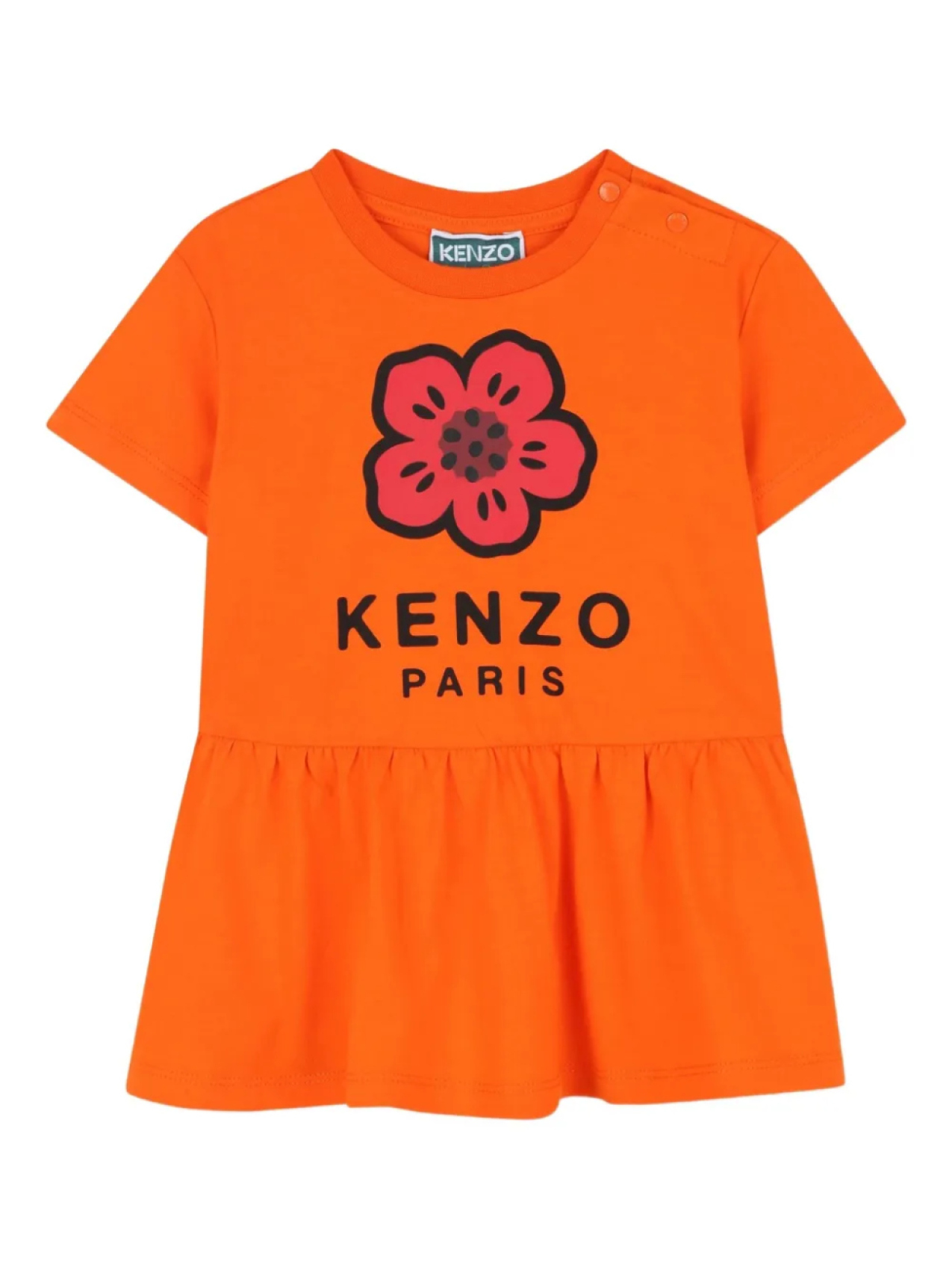 

Kenzo Kids платье с принтом Boke Flower, оранжевый
