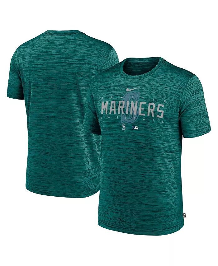 

Мужская футболка Aqua Seattle Mariners Authentic Collection Velocity Performance Practice Nike