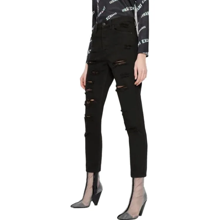 EMPORIO ARMANI Джинсы Women's Black — фото 4