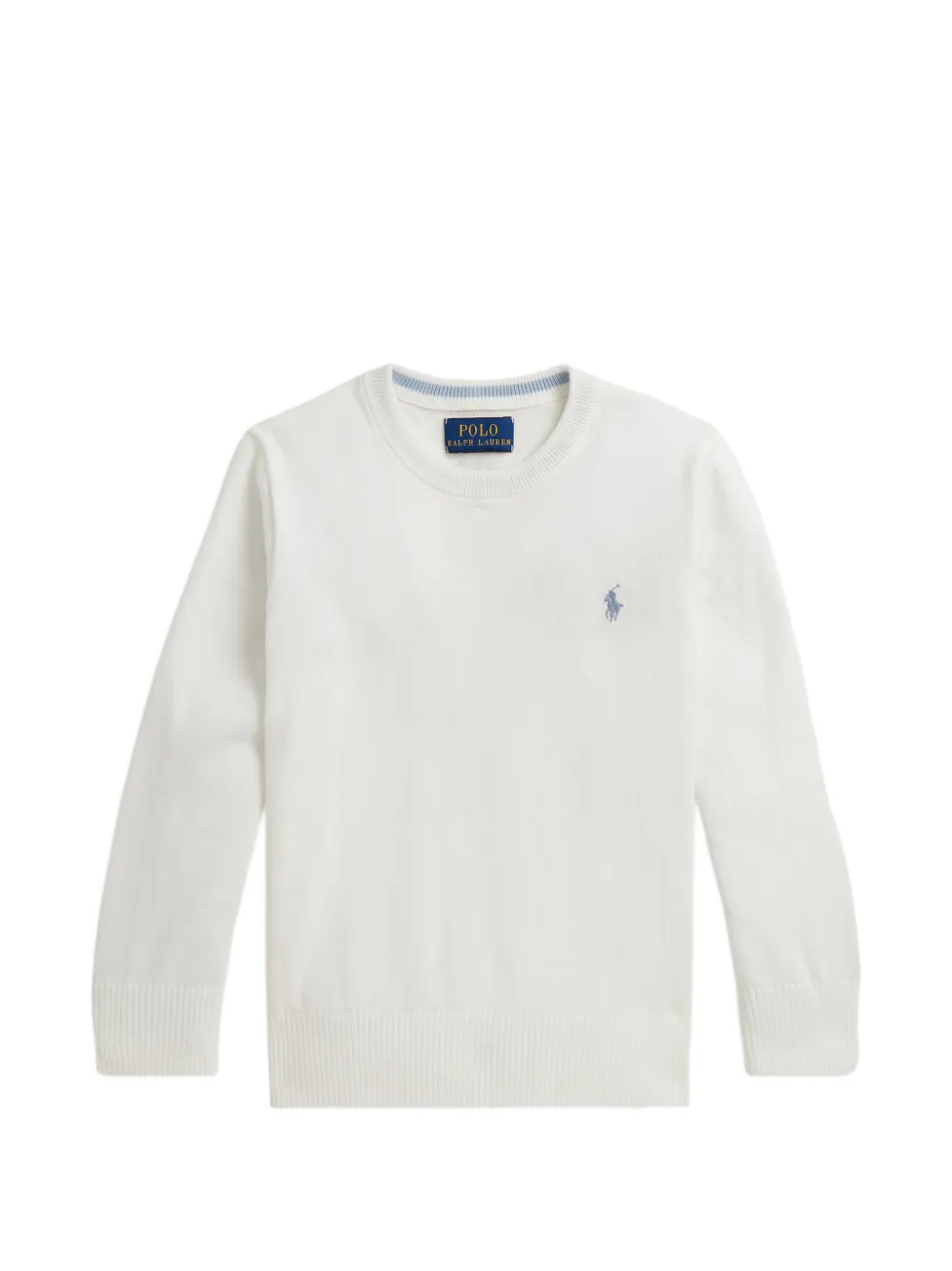 

Свитер с вышивкой Polo Ralph Lauren Kids, белый