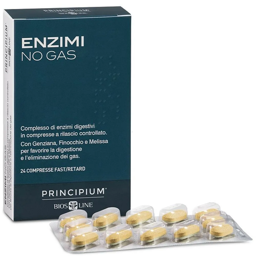 

Principium Enzymes No Gas 24Cpr Principium By Bios Line