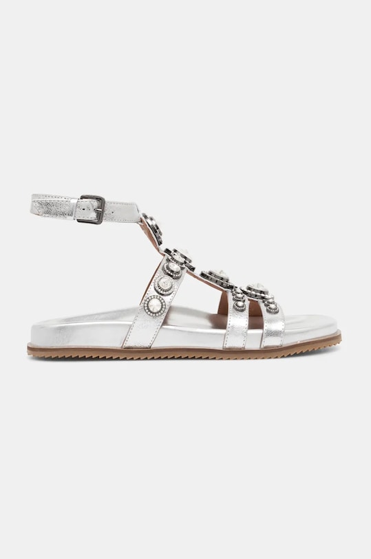 Кожаные сандалии Octavia Flexi Gladiator Kurt Geiger London, серебряный — фото 2