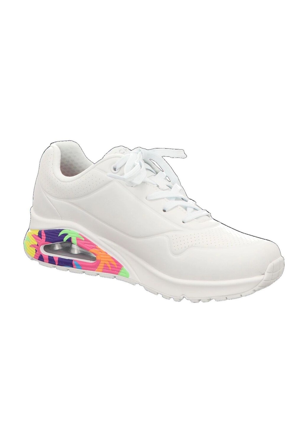 Кроссовки Uno One for stars!, с надписью, женские SKECHERS, белый — фото 3
