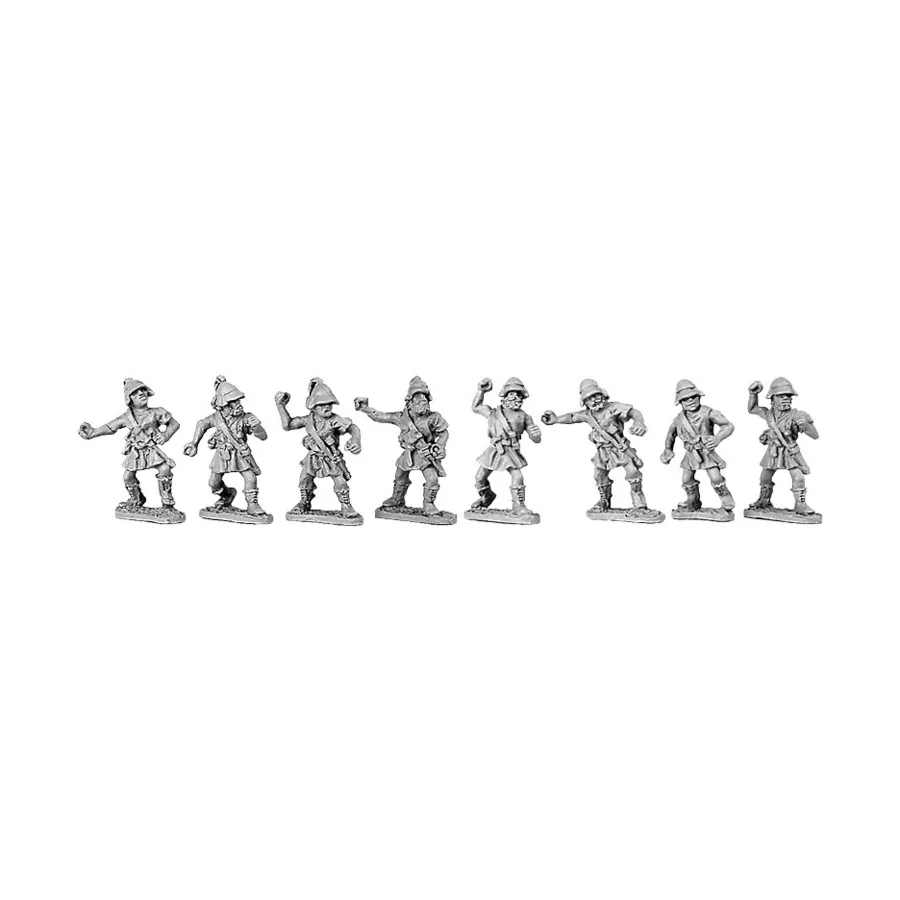 

Пельтасты в беотийских шлемах, Ancients - Greek (15mm) (Xyston Miniatures)