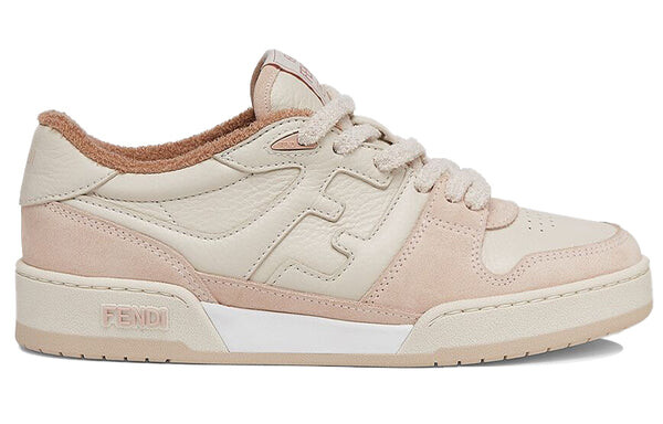 Кроссовки match low top suede 'pink beige' Fendi, розовый — фото 2