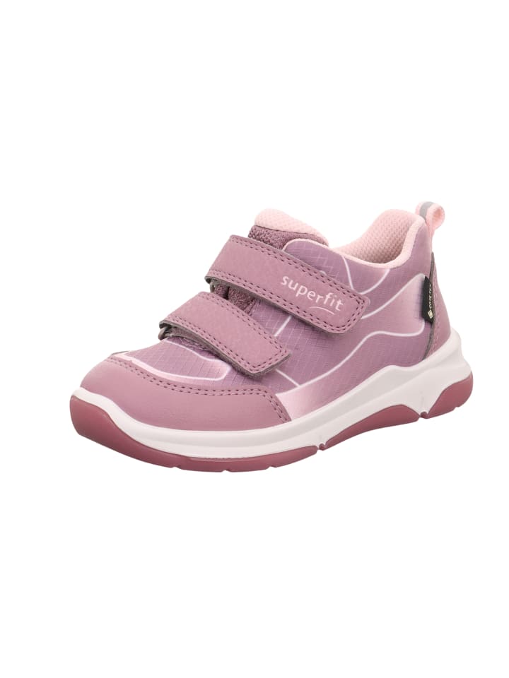 

Кроссовки на шнуровке superfit, цвет lila/rosa