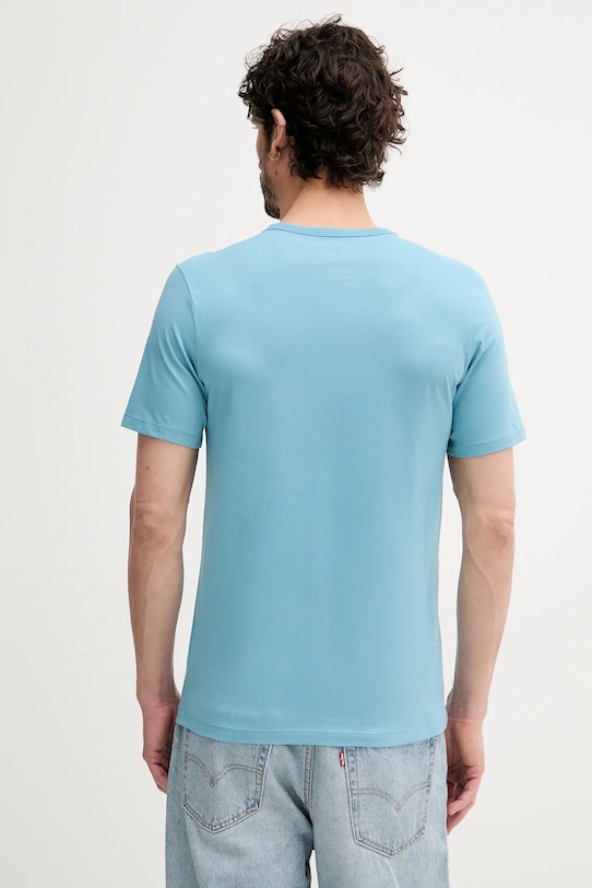 Хлопковая футболка tshirtrn 3p classic 3-pack BOSS, темно-синий — фото 4