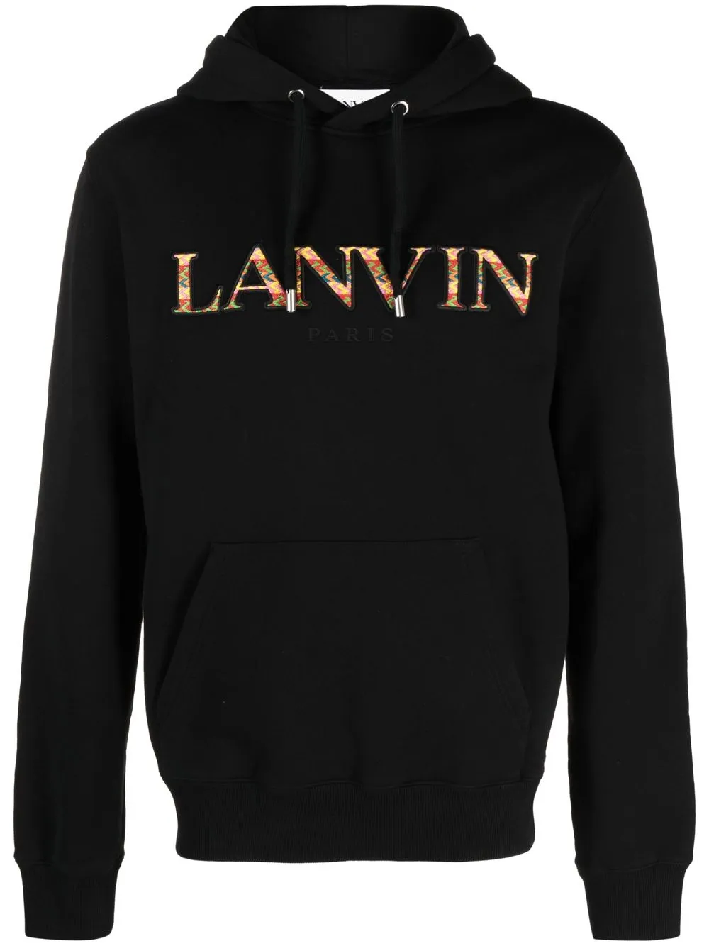 

Худи с вышитым логотипом Lanvin, черный