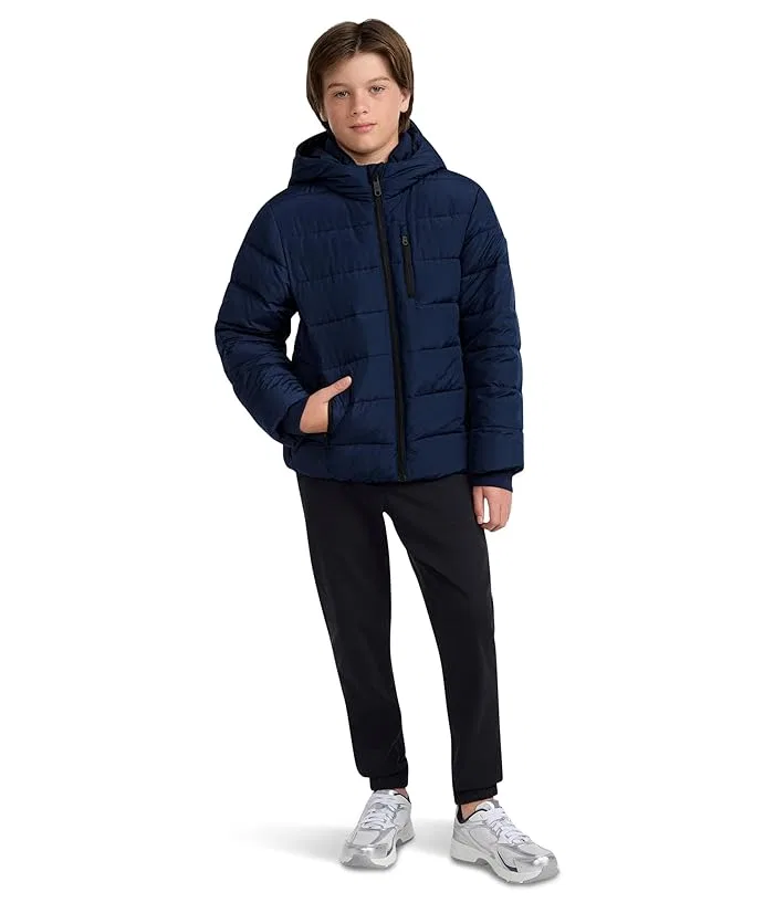 Пуховик Midweight Puffer Jacket abercrombie kids, Navy Blazer — фото 4