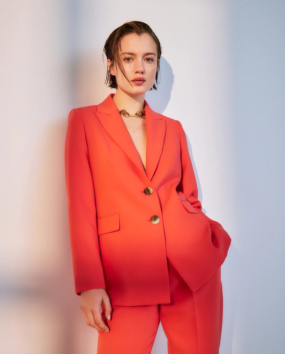 

Женский пиджак Woman El Corte Inglés, цвет 630 Coral