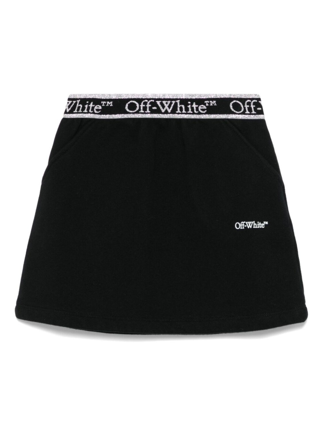 

Off-White Kids юбка Bookish Logo Band, черный