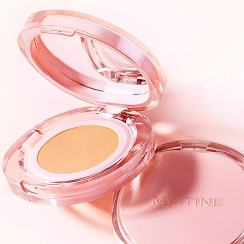 Тональная основа Mist Light Serums Air Cushion - набор для макияжа, легко растушевывается, натуральный вид, 13г+12г Mistine — фото 3
