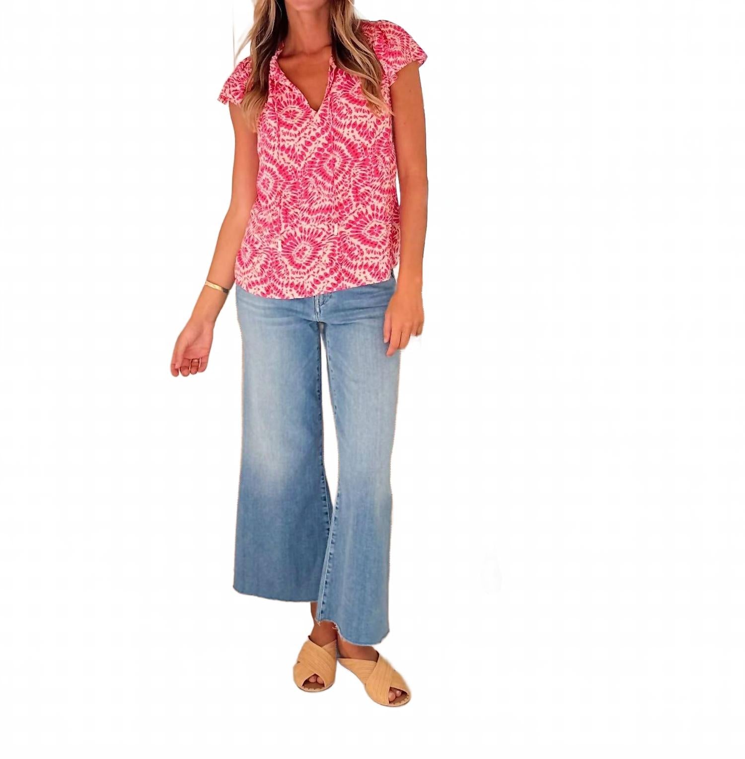 

Топ Sandra цвета вишневой фуксии Walker & Wade, Cherry Fuchsia