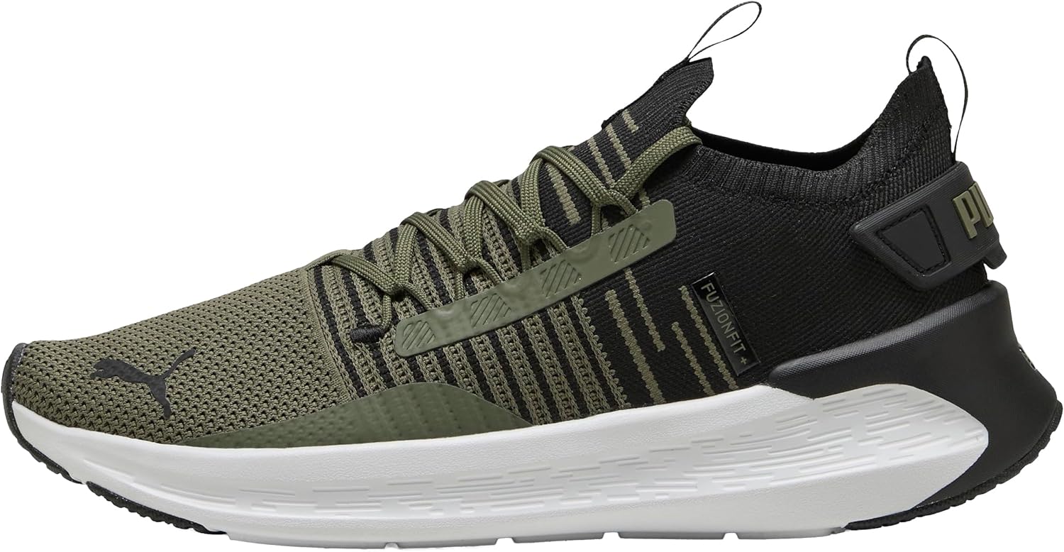 Мужские беговые кроссовки Puma Softride Symmetry Fuzion, черный/серый
