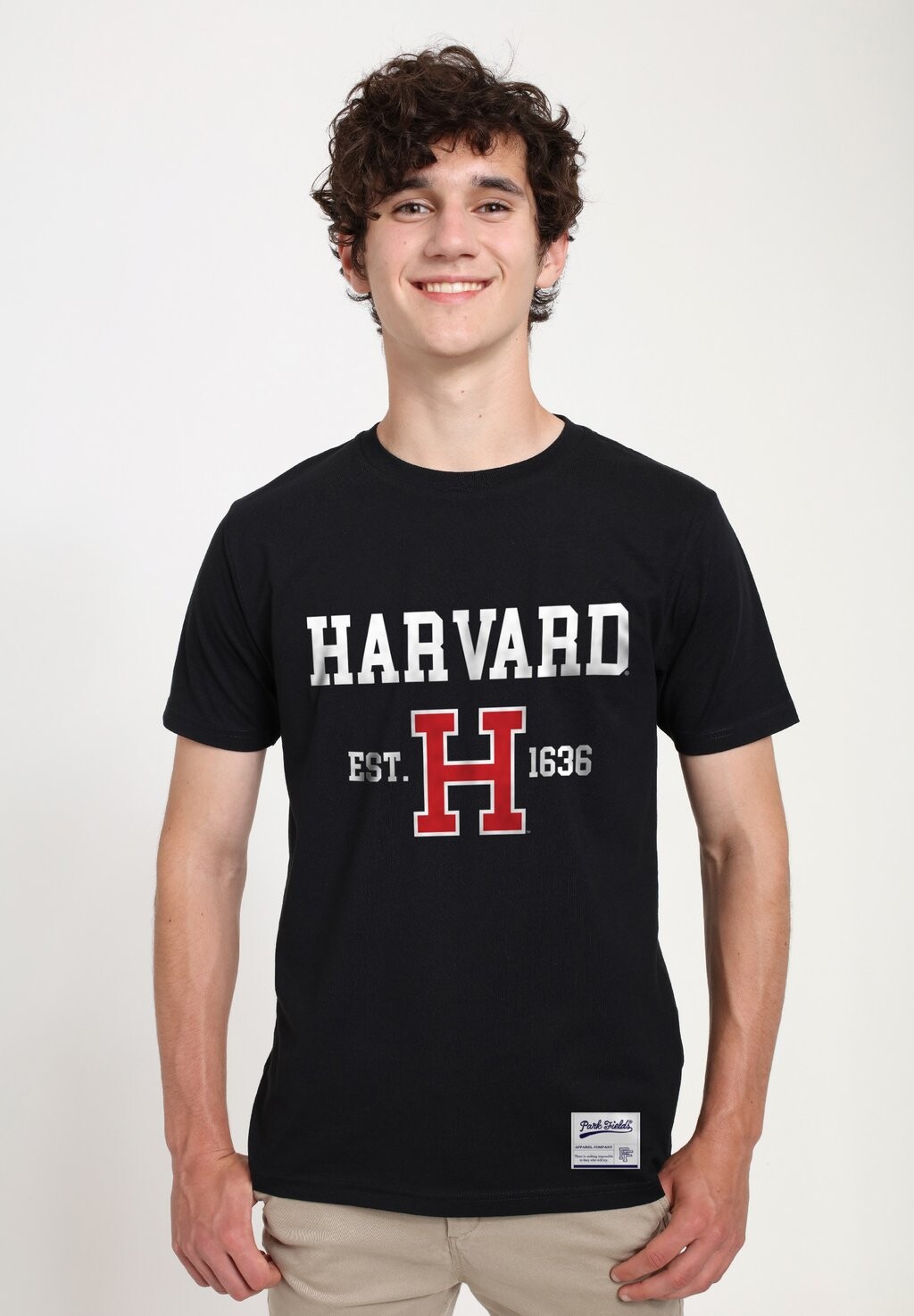 

Футболка с принтом PARK FIELDS HARVARD UNIVERSITY EST 1636 Henry Tiger, черный