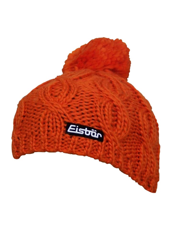 

Eisbär Зимняя шапка Antonia с помпоном оранжевого цвета