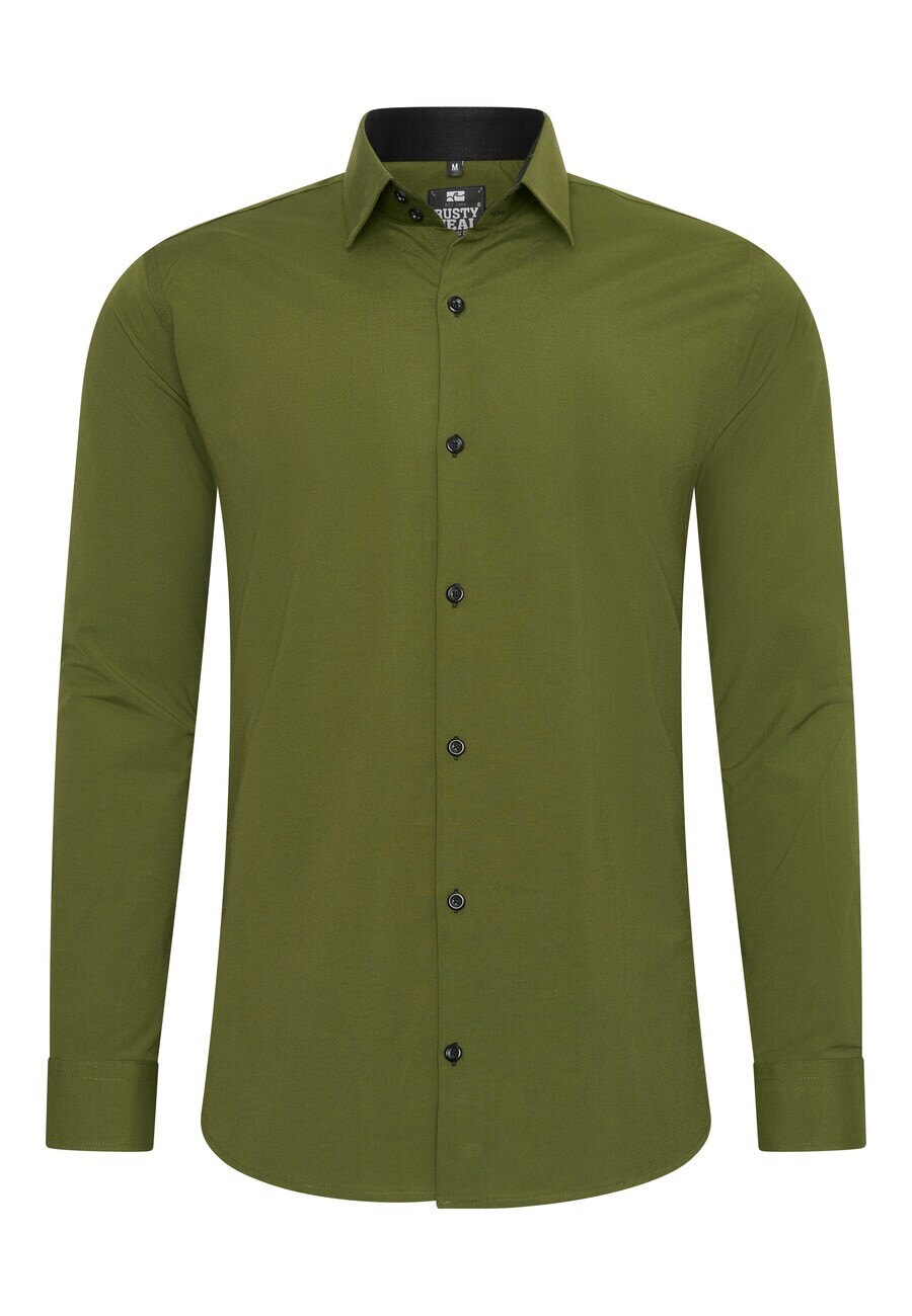 

Повседневная рубашка Rusty Neal Regular fit Button Up Shirt, хаки